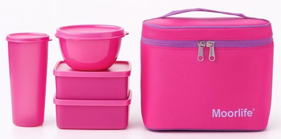 Set Compact - geanta magenta