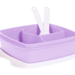 Port Merinde Compartimentat Luna 800 ml Mov pastel