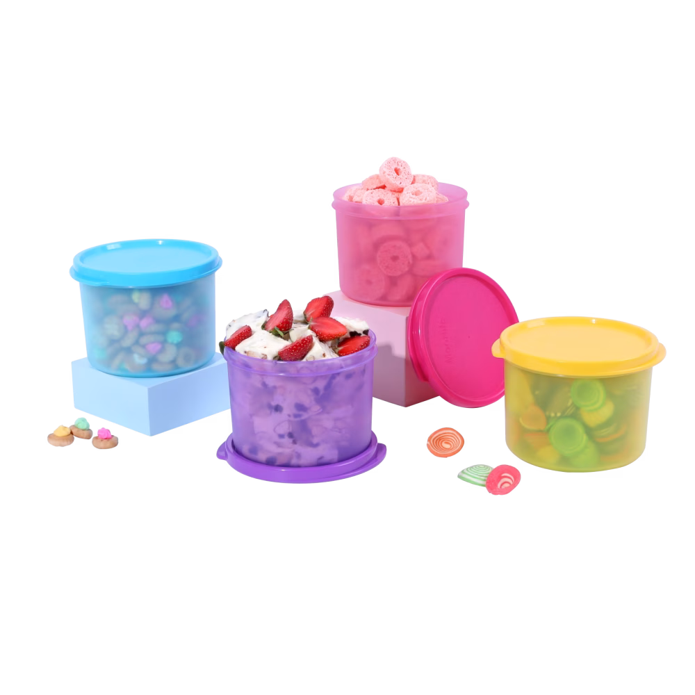 Set Recipiente Rotunde Snackla 680 ml (4buc)